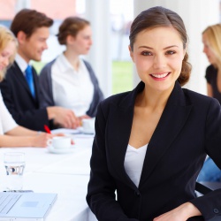 portrait of a female executive Being part of a white collar environment